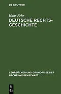 E-Book (pdf) Deutsche Rechtsgeschichte von Hans Fehr