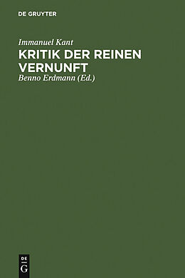 E-Book (pdf) Kritik der reinen Vernunft von Immanuel Kant