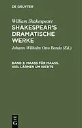 E-Book (pdf) Maaß für Maaß. Viel Lärmen um Nichts von William Shakespeare