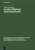 PDF Kugelförmige Absonderung von Wilhelm Salomon