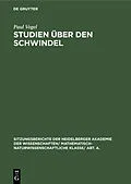 PDF Studien über den Schwindel von Paul Vogel