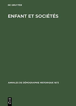 eBook (pdf) Annales de démographie historique / Enfant et sociétés de 