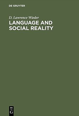 E-Book (pdf) Language and social reality von D. Lawrence Wieder