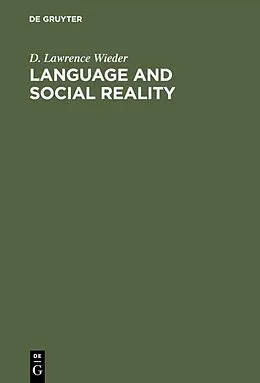 PDF Language and social reality von D. Lawrence Wieder