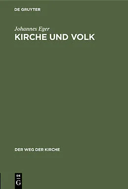E-Book (pdf) Kirche und Volk von Johannes Eger