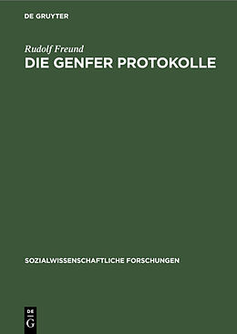 E-Book (pdf) Die Genfer Protokolle von Rudolf Freund