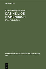 E-Book (pdf) Das heilige Namenbuch von Konrad Dangkrotzheim