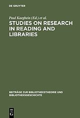 E-Book (pdf) Studies on research in reading and libraries von 