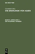 E-Book (pdf) Die Halbinsel Arabien von Carl Ritter