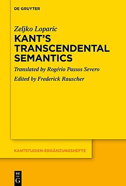 Livre Relié Kant's Transcendental Semantics de Zeljko Loparic