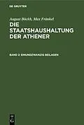 E-Book (pdf) Einundzwanzig Beilagen von August Böckh, Max Fränkel