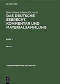 E-Book (pdf) Das deutsche Seerecht. Kommentar und Materialsammlung. Band 1 von Georg Abraham