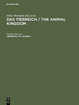 E-Book (pdf) Das Tierreich / The Animal Kingdom / Acarina von 