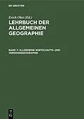 E-Book (pdf) Allgemeine Wirtschafts- und Verkehrsgeographie von Erich Obst