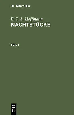 E-Book (pdf) Nachtstücke. Teil 1 von E. T. A. Hoffmann