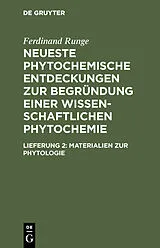 PDF Materialien zur Phytologie von Ferdinand Runge