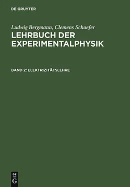 PDF Elektrizitätslehre von Ludwig Bergmann