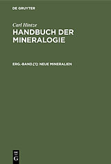 E-Book (pdf) Carl Hintze: Handbuch der Mineralogie / Neue Mineralien von Carl Hintze