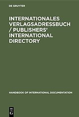 E-Book (pdf) Internationales Verlagsadreßbuch / Publishers' international directory von 
