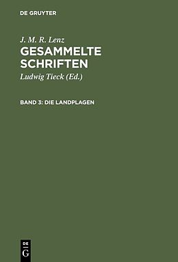 E-Book (pdf) J. M. R. Lenz: Gesammelte Schriften / Die Landplagen von J. M. R. Lenz