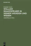 E-Book (pdf) William Shakespeare in seinem Werden und Wesen von Rudolph Genée