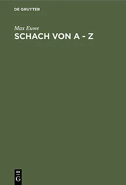 E-Book (pdf) Schach von A - Z von Max Euwe