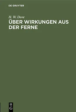 E-Book (pdf) Über Wirkungen aus der Ferne von H. W. Dove