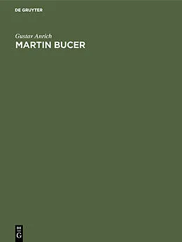 E-Book (pdf) Martin Bucer von Gustav Anrich