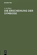 PDF Die Erscheinung der Symbiose von A. de Bary