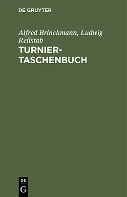 PDF Turnier-Taschenbuch von Alfred Brinckmann, Ludwig Rellstab