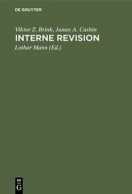 E-Book (pdf) Interne Revision von Viktor Z. Brink, James A. Cashin