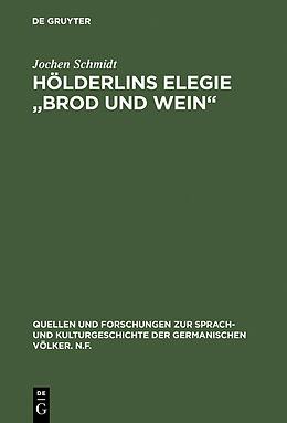 E-Book (pdf) Hölderlins Elegie &quot;Brod und Wein&quot; von Jochen Schmidt