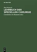 E-Book (pdf) Lehrbuch der speziellen Chirurgie von Paul Rostock