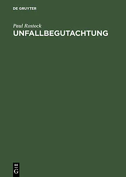 E-Book (pdf) Unfallbegutachtung von Paul Rostock