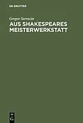 E-Book (pdf) Aus Shakespeares Meisterwerkstatt von Gregor Sarrazin