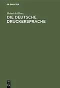 PDF Die deutsche Druckersprache von Heinrich Klenz