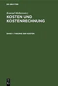 E-Book (pdf) Theorie der Kosten von K. Mellerowicz