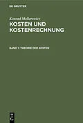 E-Book (pdf) Theorie der Kosten von K. Mellerowicz