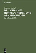 E-Book (pdf) Dr. Johannes Horkel's Reden und Abhandlungen von Johannes Horkel