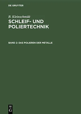 E-Book (pdf) Das Polieren der Metalle von Bernhard Kleinschmidt