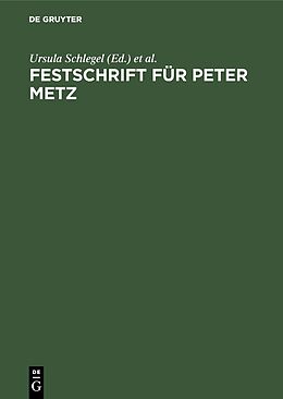 E-Book (pdf) Festschrift für Peter Metz von 