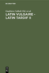 E-Book (pdf) Latin vulgaire - latin tardif II von 