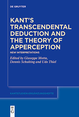 Kartonierter Einband Kant's Transcendental Deduction and the Theory of Apperception von 
