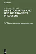 E-Book (pdf) Finanz-Ministerium. Justizverwaltung von G. Strutz