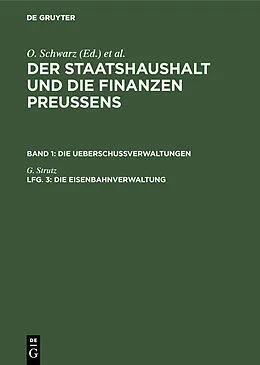 E-Book (pdf) Die Eisenbahnverwaltung von G. Strutz