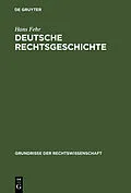 E-Book (pdf) Deutsche Rechtsgeschichte von Hans Fehr