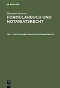 PDF Deutsch-preußisches Notariatsrecht von Hermann Jastrow