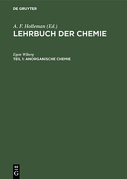 E-Book (pdf) Lehrbuch der Chemie / Anorganische Chemie von Egon Wiberg