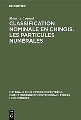eBook (pdf) Classification nominale en chinois. Les particules numérales de Maurice Coyaud