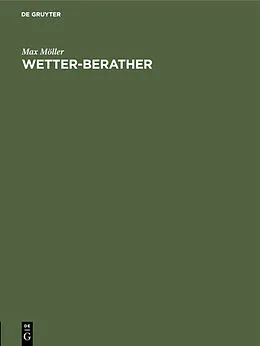 E-Book (pdf) Wetter-Berather von Max Möller